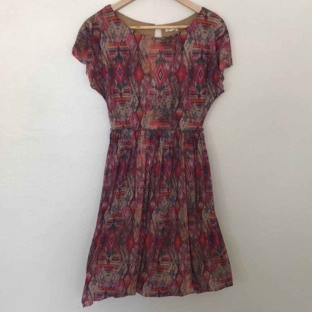 Anthropologie Weston Flared Caraz Dress Size Small
